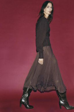 FITTED KNIT CARDIGAN - Zara фото 2