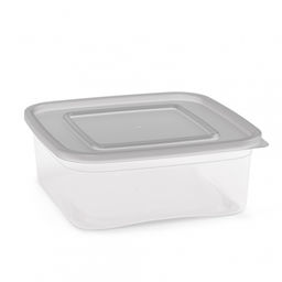 Емкость для СВЧ 0,7л квадратная арт.А (М1624)