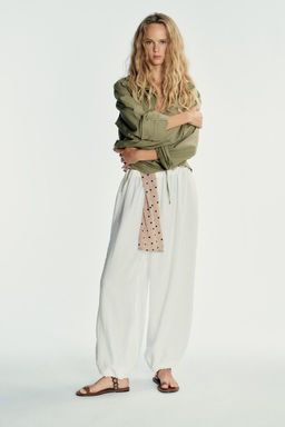 FLOWING BALLOON TROUSERS