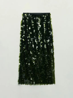 Юбка прямого кроя с пайетками / Zarina