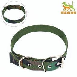 Ошейник брезентовый однослойный Камуфляж, 72 х 3,5 см