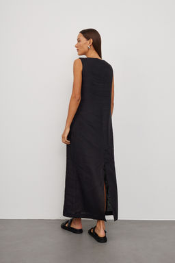 Сарафан длинный D026_Black/Черный - M&G all natural фото 3