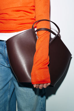 SHOPPER CAPAZO / Rojo Burdeos