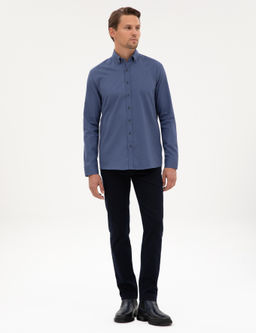 _ndigo Regular Fit Uzun Kollu G_mlek - Pierre cardin фото 4
