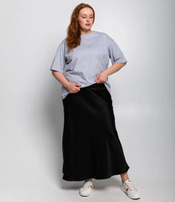 Футболка #ОКТ075001, серый меланж