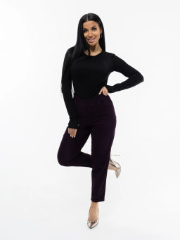 Брюки женские, цвет фиолетовый