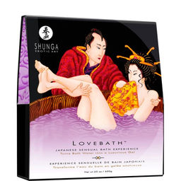Порошок для принятия ванны Shunga серии LOVEBATH Чувственный лотос, фиолетовый, 650 гр