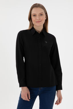 Kad_n Siyah Uzun Kollu Basic G_mlek Sepette S_rpriz _ndirim