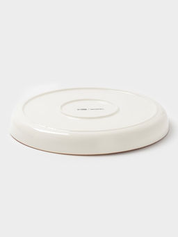 Тарелка Magistro Queil, d=23.6 см, фарфор, белая