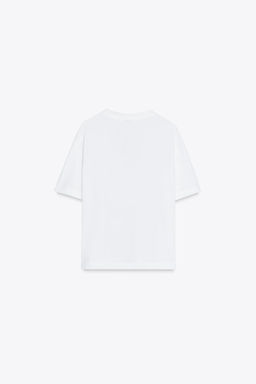 BASIC COTTON T-SHIRT - Zara фото 11