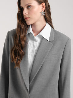 Жакет с эффектом многослойности