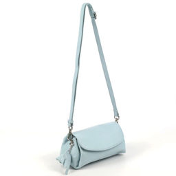 Женская кожаная сумка бочонок через плечо 0025-8