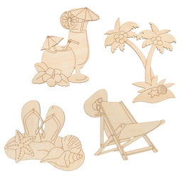 Заготовка для декорирования Mr. Carving ВД-1222 Набор подвесок Отпуск фанера 6.5 х 10 х 0.3 см Отпуск 2 фото 4