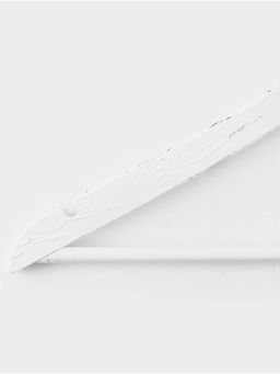 УЦЕНКА Набор вешалок с перекладиной 3 шт, размер 44,5х23 см дерево клен, сорт В, цвет белый 71625