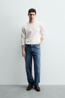 JEANS STRAIGHT FIT ALGOD?N - LYOCELL / Azul