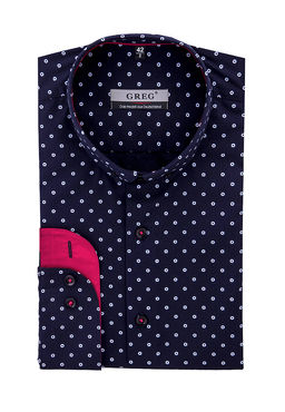 Сорочка мужская длинный рукав GREG 213/139/1200/Z/b/1  фото 2