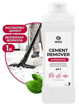 Средство для очистки после ремонта Cement Remover (канистра 1л) - Grass фото 2