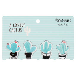 Набор закладок магнитных для книг 4 штуки Ассорти МИКС CALLIGRATA  фото 3