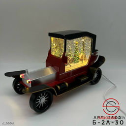 Новогодний светильник в виде машинки