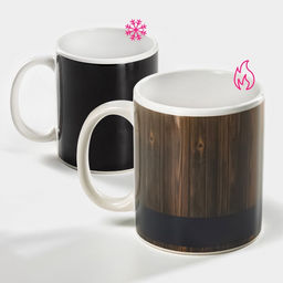 Кружка-хамелеон Доляна «Брутальный джентльмен», 350 мл, керамика, коричневая