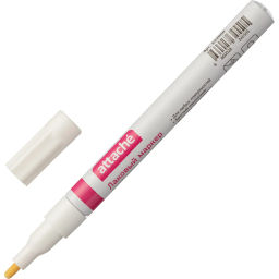 Маркер лаковый Attache 2 мм белый  фото 2