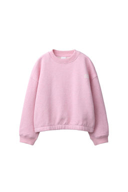 CONJUNTO SUDADERA Y BERMUDA TEXTO / Rosa vigor? - Zara фото 12