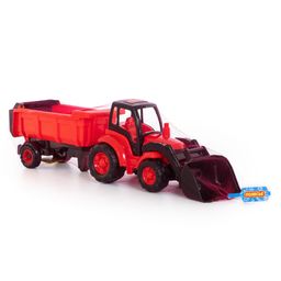 Чемпион, трактор с ковшом и полуприцепом (в сеточке) - Полесье фото 9