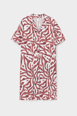 Е 50027/сахар,анималистичный орнамент халат жен