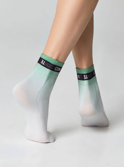 Цена за 2 пары. Носки Классические CONTE FANTASY Плотные носки с рисунком Mint mix - Conte elegant фото 3