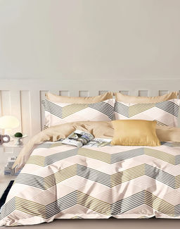 Постельное белье сатин элит на молнии - Моцарт Семейный (нав.70х70)