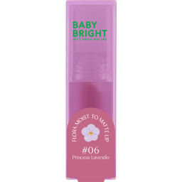 Помада 2 в 1 с Матовой и Глянцевой Текстурами Flora Moist to Matte Lip Благородная Лаванда №06 
BABY BRIGHT
 3 гр  фото 2