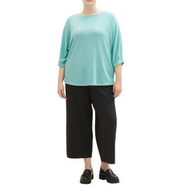 Блузка с рукавами 3/4, цвета бирюзы - Tom tailor фото 3