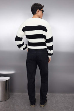 TRENDYOL MAN Siyah %100 Pamuk Relax Fit Boyfriend Jeans Kot Pantolon TMNAW23JE00076 - Trendyolmilla фото 4