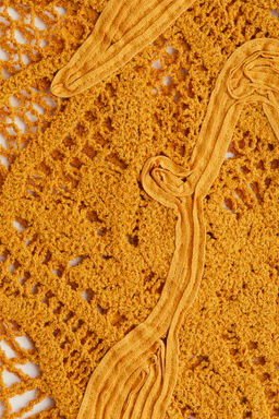 Top sin mangas efecto crochet - H&m фото 3