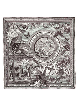 Платок жен. шелк 90х90 E04-8376-16