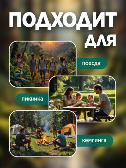 Набор посуды походный Camp-S12 из нержавеющей стали (4пр) 106941 - Скрап фото 7