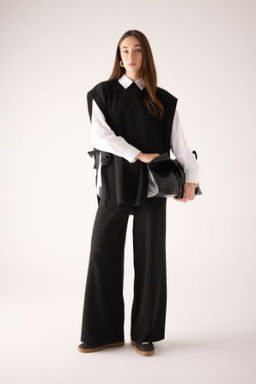 Relax Fit Rahat Kal?p Basic Duz Casual Triko Pantolon