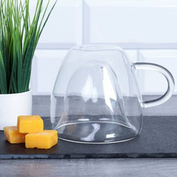 Кружка 250 мл с двойными стенками дно в виде сердца / LCWB5703 /уп 100/ - ГалеонТрейд фото 3