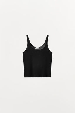 STRAPPY COTTON TOP - Zara фото 12
