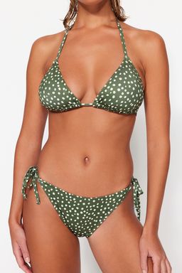 Puantiyeli Ucgen Baglamal? Bikini Tak?m? TBESS23BT00005
