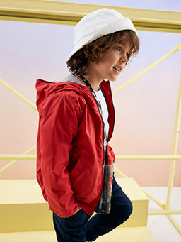 Kap??onlu Basic Erkek ?ocuk Ya?murluk