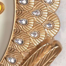 Часы настенные Павлины 41х47 см / 4514ZT /уп 12/ золото - Галеонтрейд фото 6