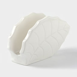 Набор фарфоровый для специй на бамбуковой подставке BellaTenero Листья, 4 предмета: солонка 120 мл, перечница 120 мл, салфетница, подставка, белый  фото 8