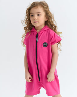 Ромпер на молнии с капюшоном Бабл-гам - Bungly фото 7