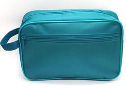 Косметичка Модель-ИК-15B (25*16*h8) МУЖСКАЯ Бирюзовая