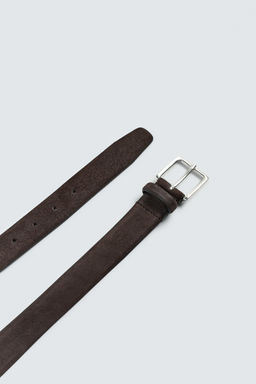 EMBOSSED LEATHER BELT - Zara фото 4