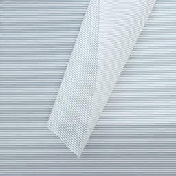 Цена за 20 шт. Пленка для цветов и букетов, «Полоски», белый, 57×57 ±2 см