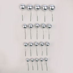 Набор для украшения Бусины, цвет серебро - Страна карнавалия фото 2