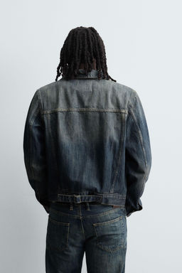 CROPPED FIT DENIM JACKET - Zara фото 3