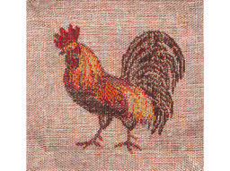 Салфетка декоративная 19С43-ШР/ст. 18*18 "Ферма-7" цв. 1 рис. 432